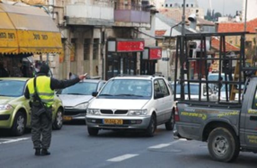 Jerusalem Traffic 311 (photo credit: Marc Israel Sellem)