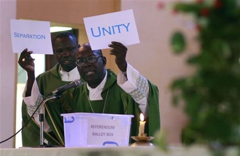 South Sudan Independence Referendum (photo credit: ASSOCIATED PRESS)