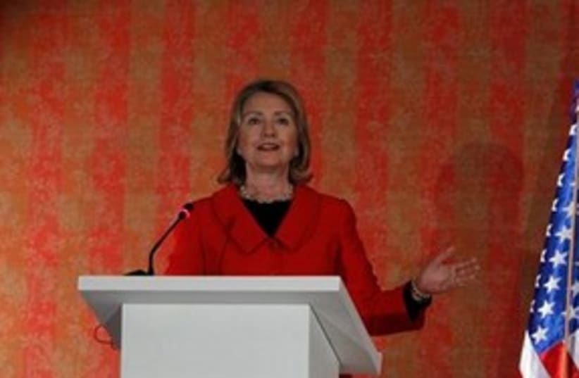 US Secretary of State Hillary Clinton 311 AP (photo credit: AP)