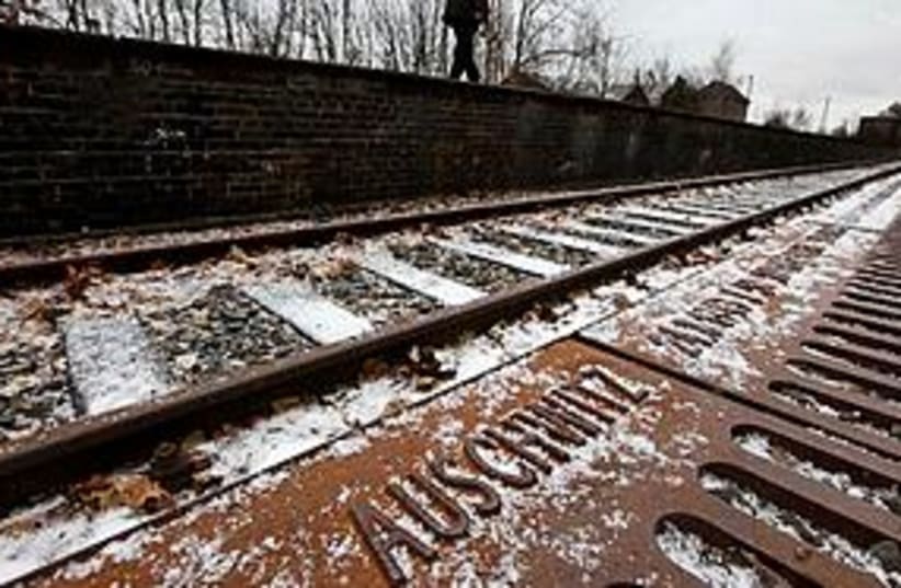 auschwitz train tracks 311 (photo credit: Associated Press)