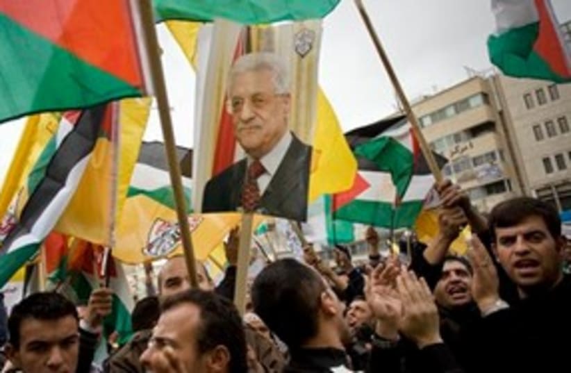 Pro Fatah rally 311 (photo credit: AP)