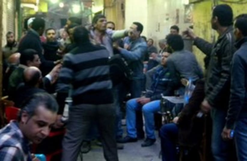 Egypt cafe riot 311 (photo credit: MELANIE LIDMAN)