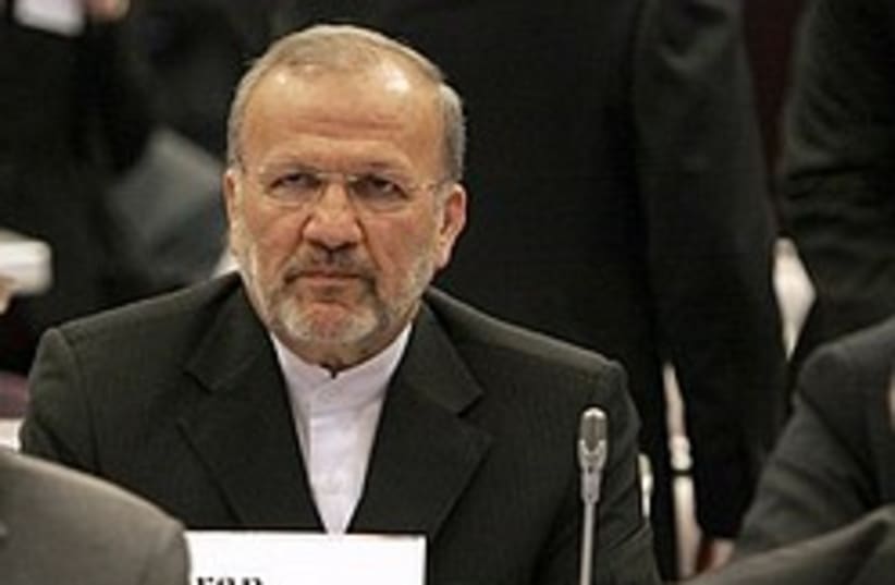 Iranian Foreign Minister Manouchehr Mottaki. (photo credit: AP)