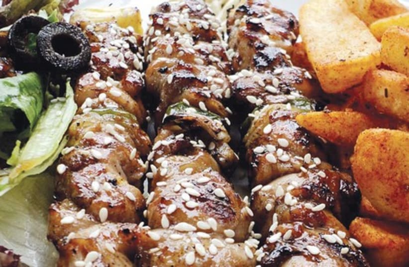 Meat skewers 521 (photo credit: Courtesy)