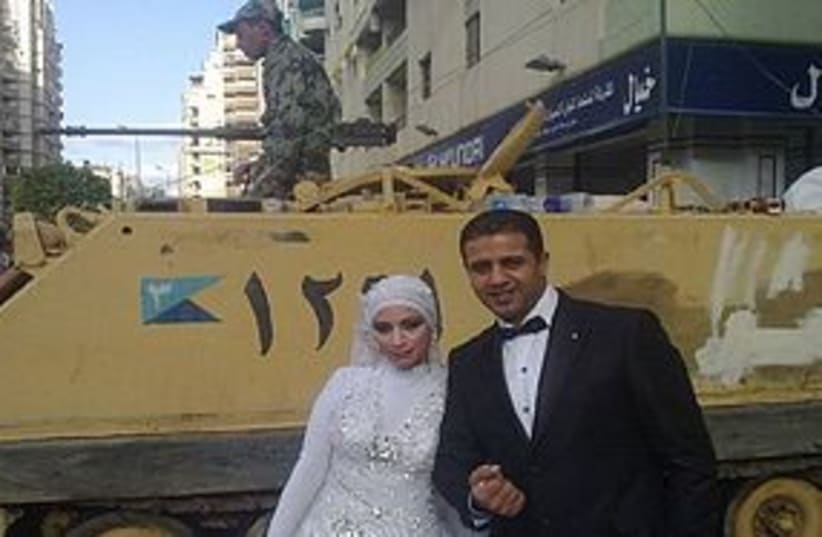 tahrir wedding 311 (photo credit: Yfrog)