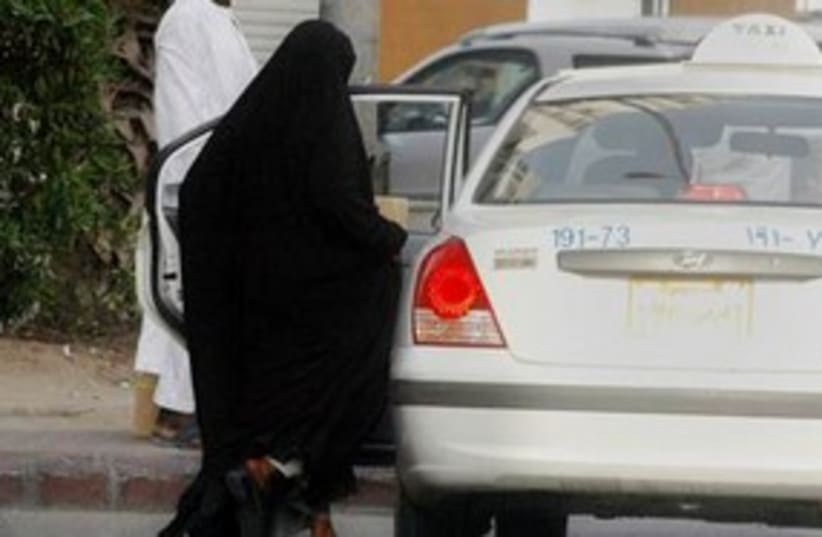 Saudi Arabian woman car driving 311 AP (photo credit: AP)