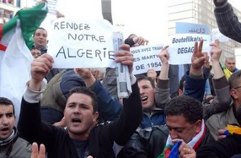 Algeria protests 311 (photo credit: AP Photo/Sidali Djarboub)