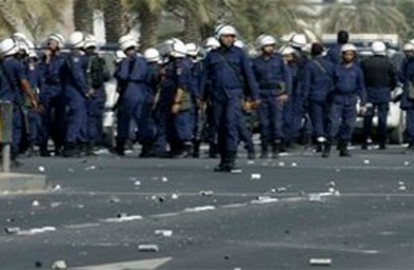 Bahraini police311 (photo credit: ASSOCIATED PRESS)