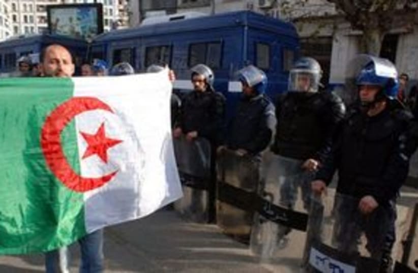 Algeria protests 311 (photo credit: Associated Press)