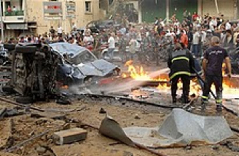 beirut bombing (photo credit: AP)