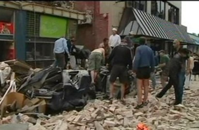 Christchurch Earthquake 311 (photo credit: ASSOCIATED PRESS)