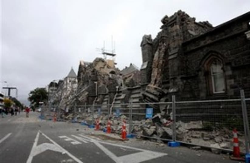 New Zealand earthquake 311 (photo credit: Associated Press)