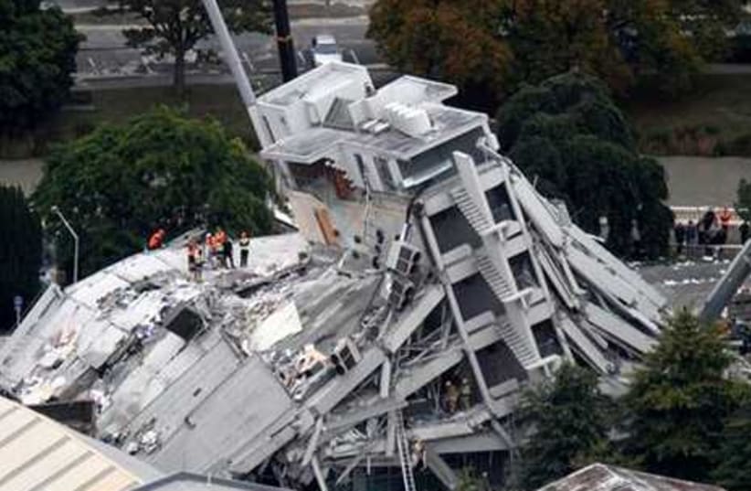 New Zealand earthquake 5 GALLERY 465 (photo credit: AP Photo/New Zealand Herald, Mark Mitchell)
