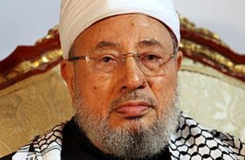Sheikh Yusuf Qaradawi 311 (photo credit: REUTERS)