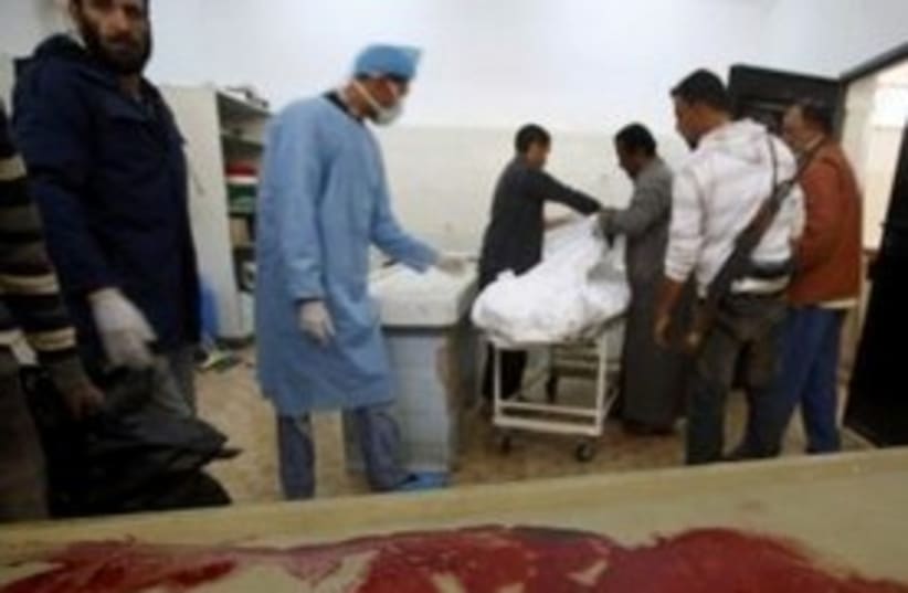 Libya death in hospital Reuters 311 (photo credit: REUTERS/ Suhaib Salem)