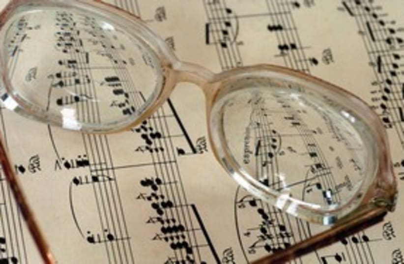 Glasses sheet music 311 (photo credit: MCT)