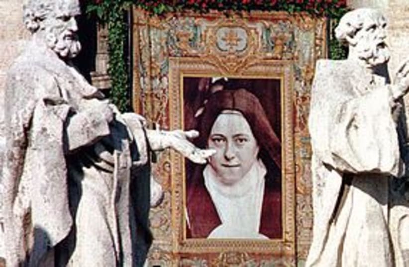 tapestry of st therese 311 (photo credit: REUTERS)
