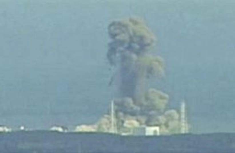Nuclear plant explosion 311 R (photo credit: REUTERS/NTV via Reuters TV)