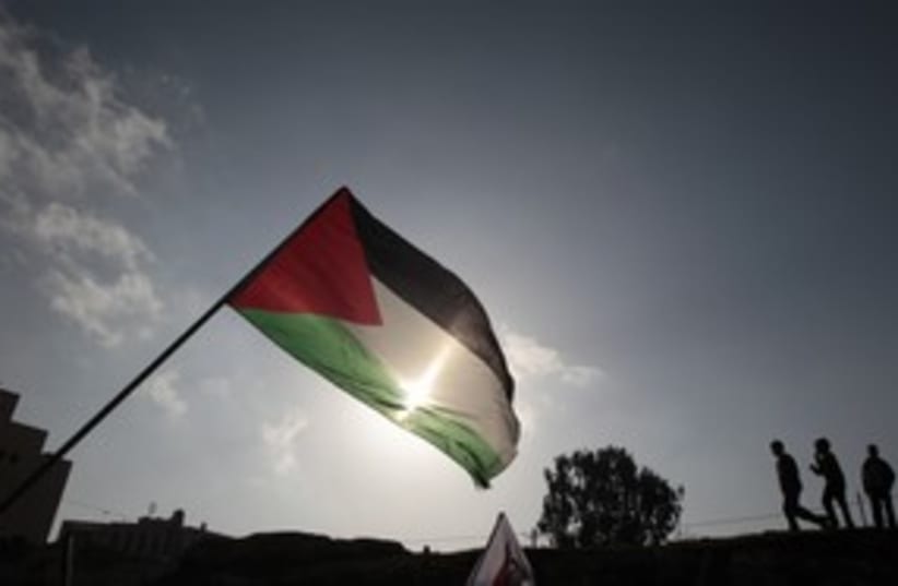 Palestinian Flag 311 (photo credit: REUTERS)