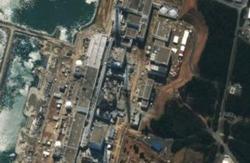 Fukushima Daiichi Power Plant in Japan (photo credit: REUTERS/DigitalGlobe/Handout)