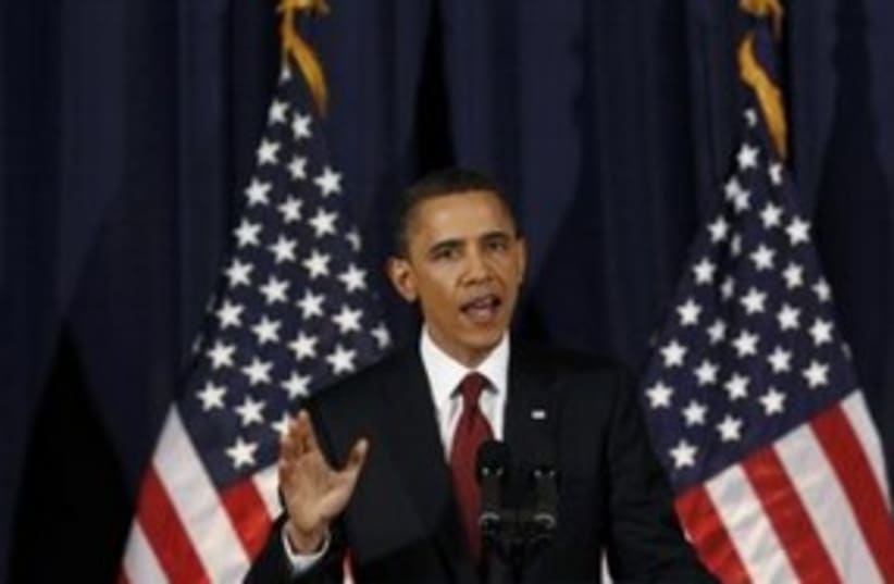 US President Barack Obama 311 (R) (photo credit: REUTERS/Jim Young)