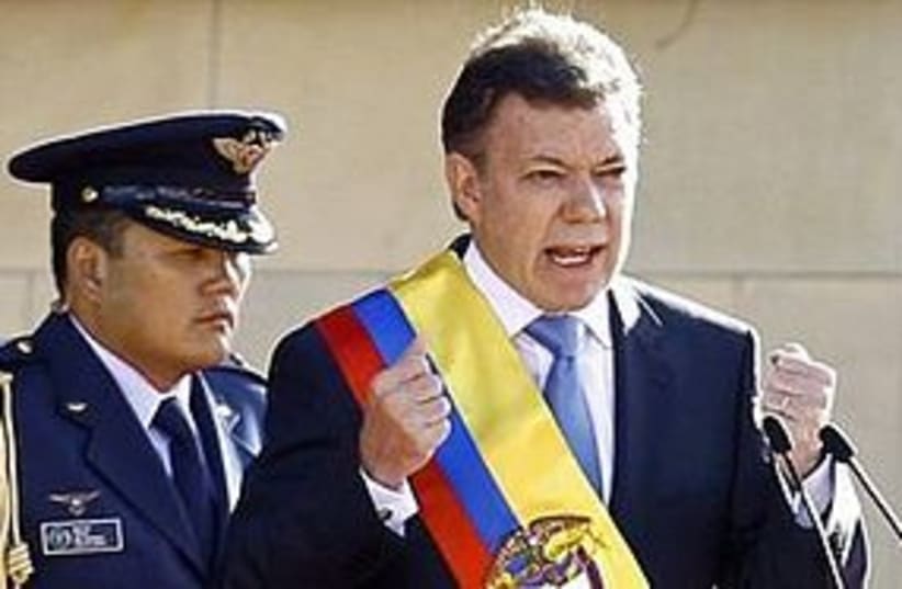 colombia president calderon 311 (photo credit: REUTERS)
