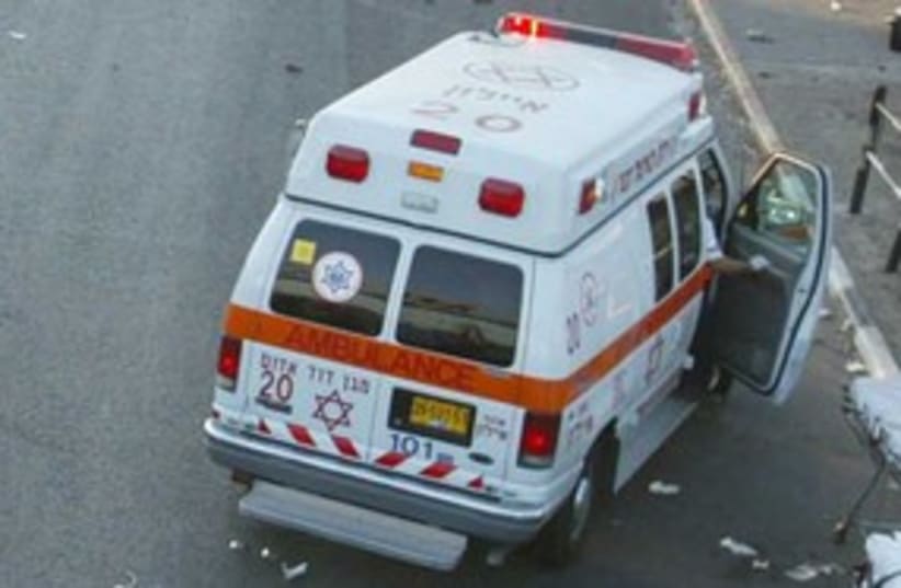 Magen David Adom ambulance 311 (photo credit: REUTERS)