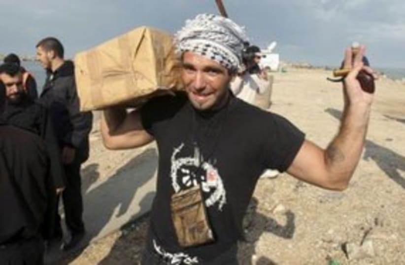 Italian activist Vittorio Arrigoni 311 (R) (photo credit: REUTERS/Suhaib Salem)
