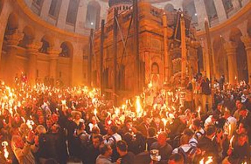 Church of Holy Sepulchre (photo credit: REUTERS)