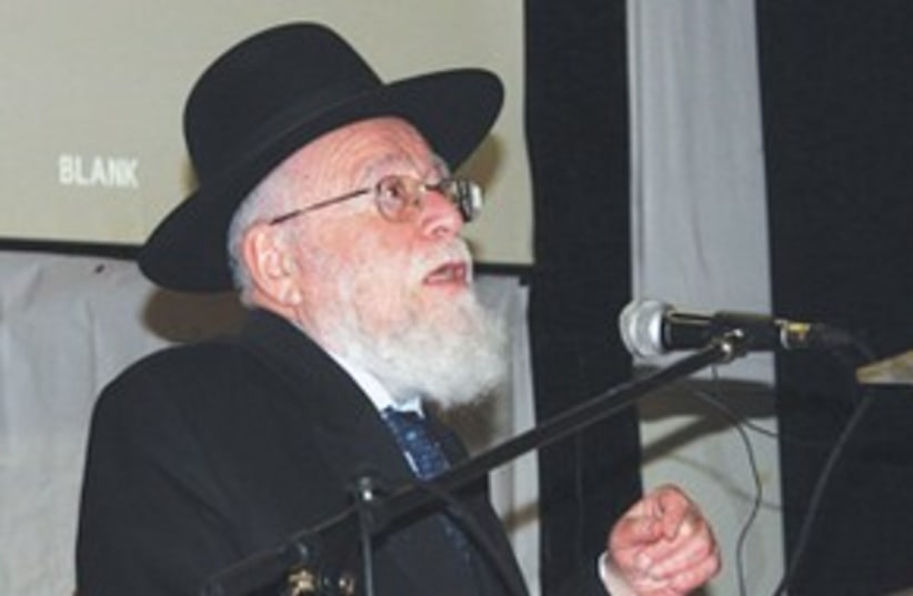 Rabbi Dov Lior 311 (photo credit: Ben Hartman)