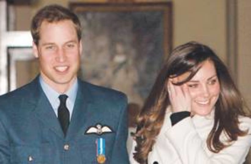 Prince William and Kate Middleton 311 (R) (photo credit: Reuters)