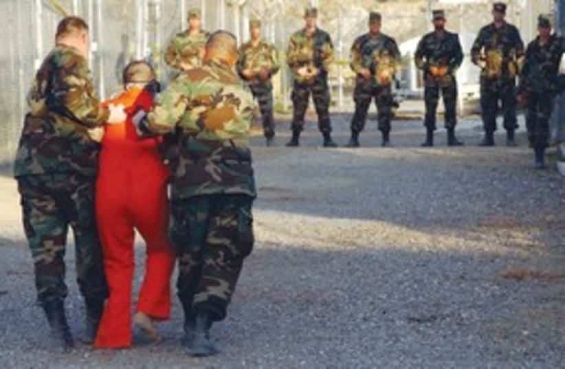 guantanamo detainee (illustrative)_311 reuters (photo credit: REUTERS)