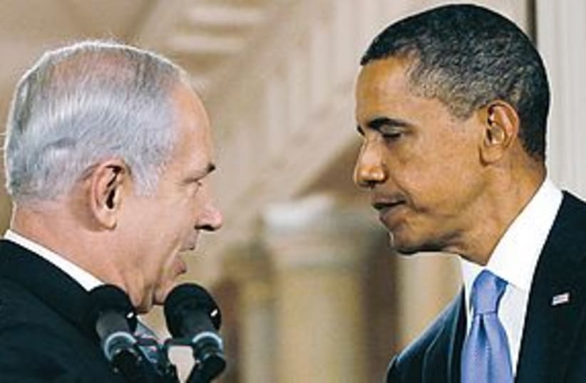 Obama Netanyahu 311 (photo credit: REUTERS)