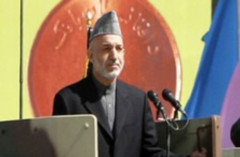 Afghan President Hamid Karzai  (photo credit: AP)