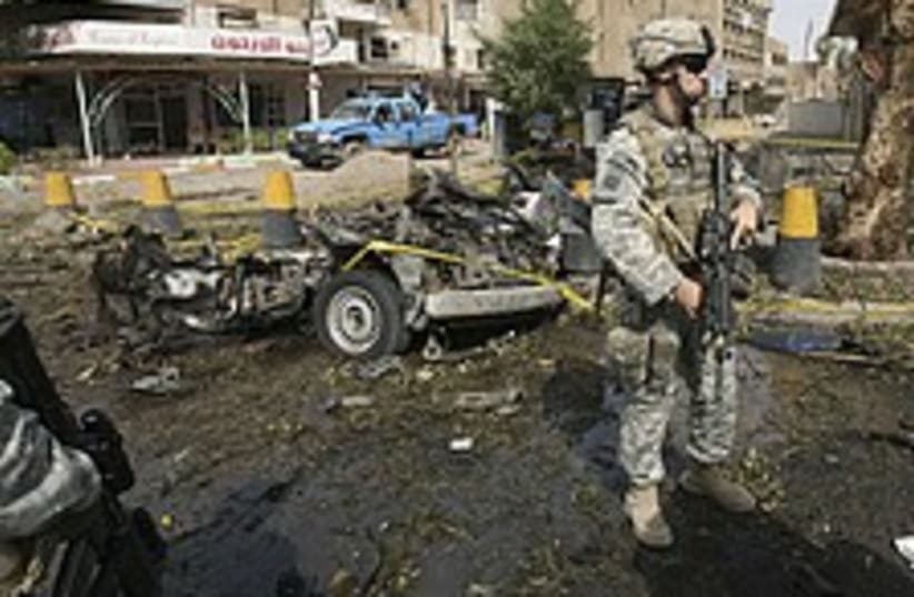 iraq bombing us soldier  (photo credit: AP)