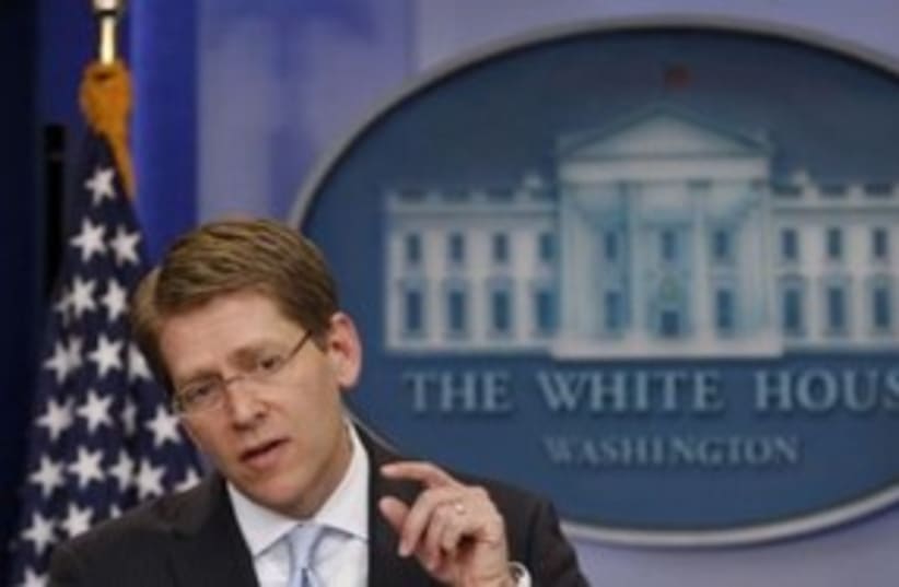 Jay Carney 311 (photo credit: REUTERS)