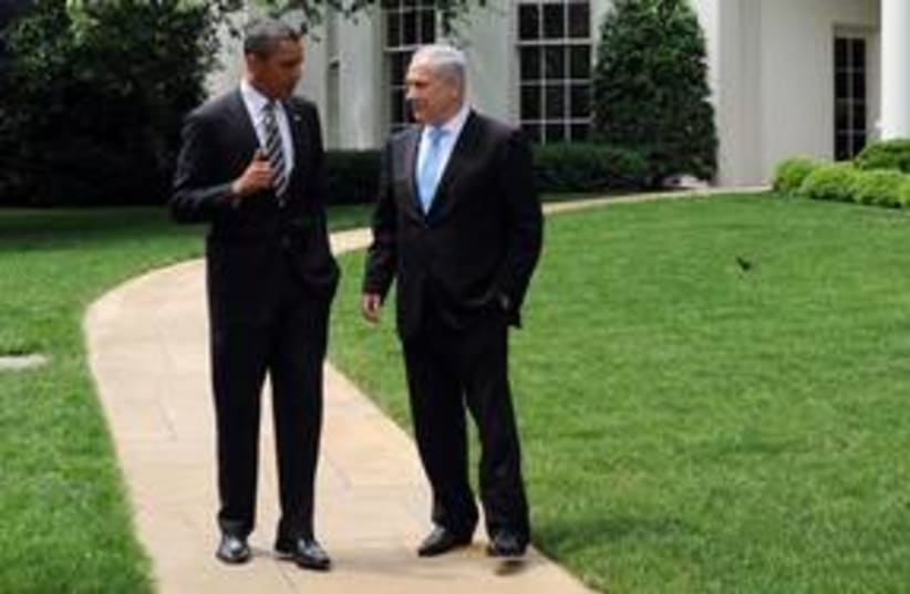 Netanyahu meets with Obama at White House_311 (photo credit: GPO)