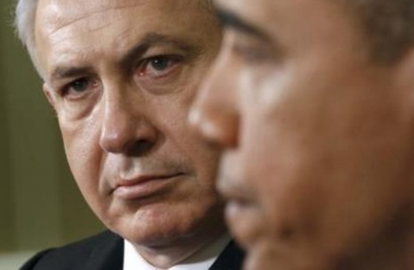 Obama, Netanyahu meeting in Washington GALLERY 465 (R) 3 (photo credit: REUTERS/Jim Young)