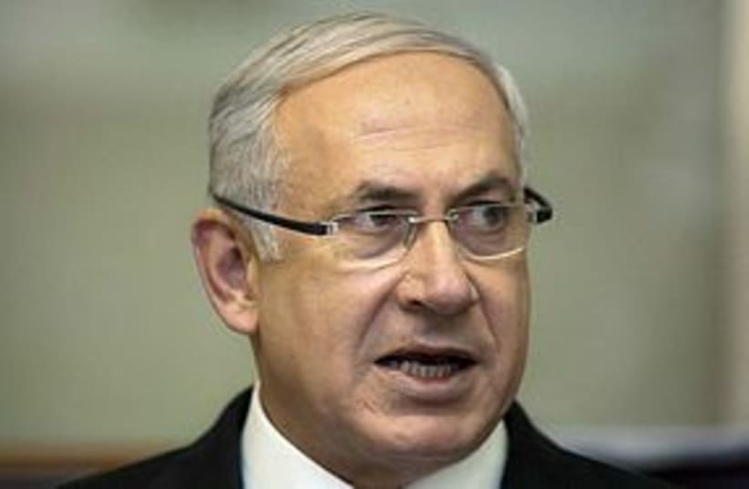 [Bibi glasses] Binyamin Netanyahu 311 (photo credit: REUTERS)