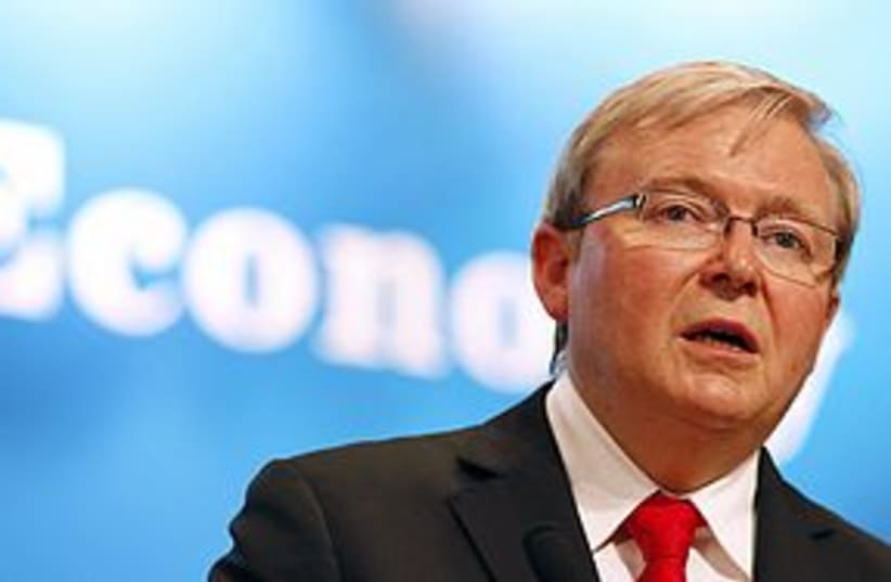 Kevin Rudd 311 (photo credit: REUTERS)