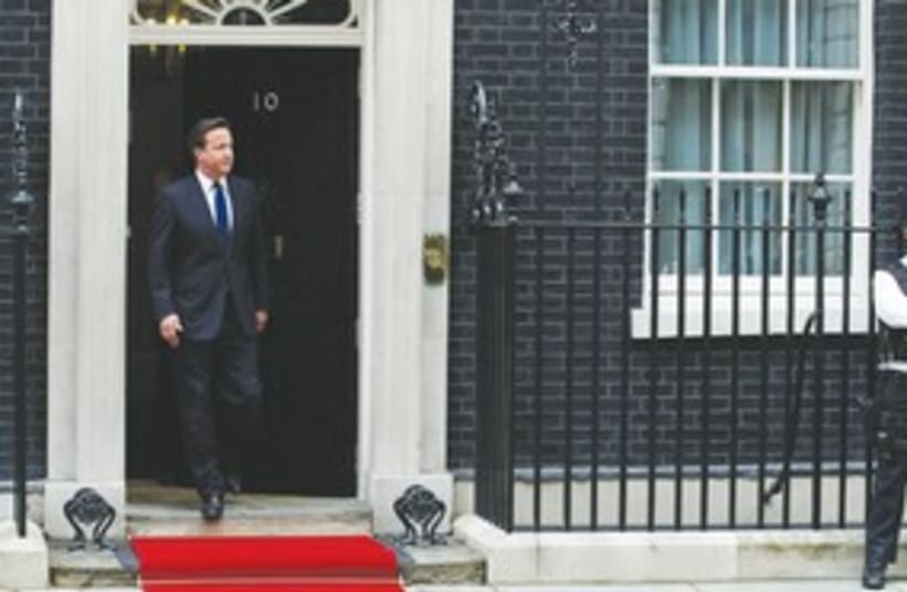 British Prime Minister David Cameron 311 (R) (photo credit: REUTERS)