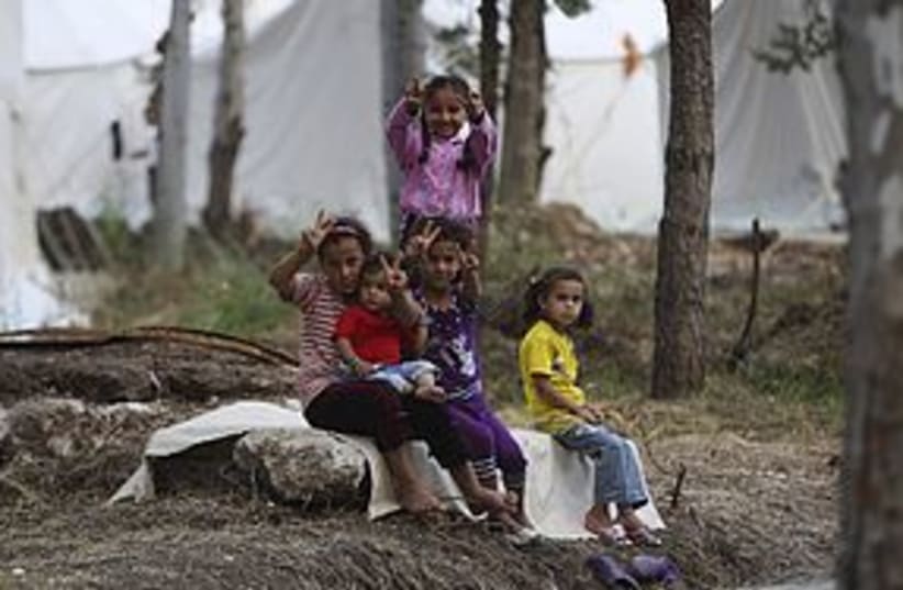 Syrian refugee children in Turkey 311 (photo credit: REUTERS)
