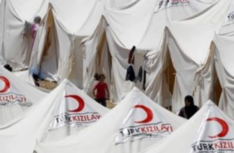 Syrian refugee camp Turkey 311 (photo credit: Reuters)