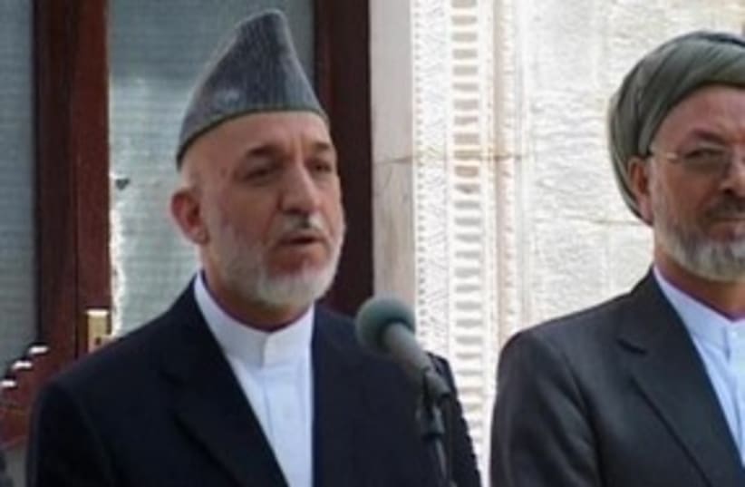 Hamid Karzai 311 R (photo credit: REUTERS)