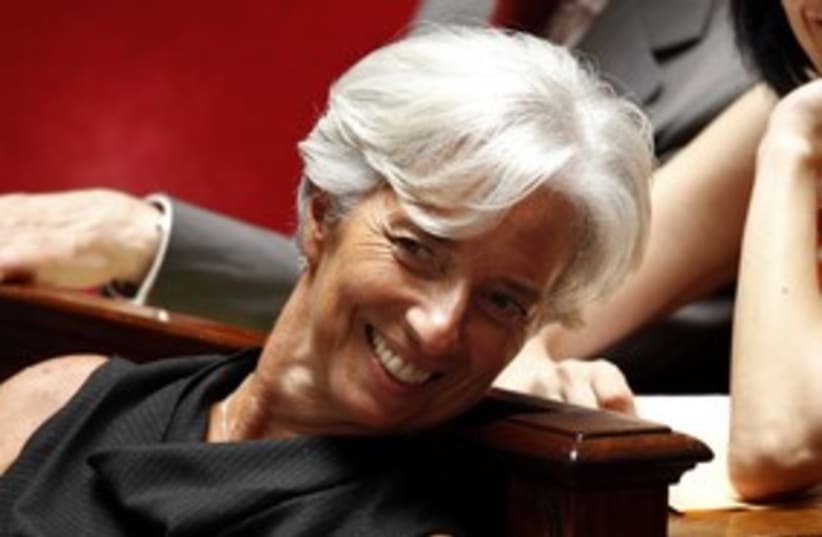 IMF chief Lagarde_311 (photo credit: Reuters)