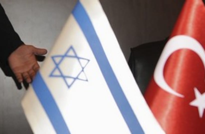 Israeli and Turkish flags 311 (R) (photo credit: REUTERS)