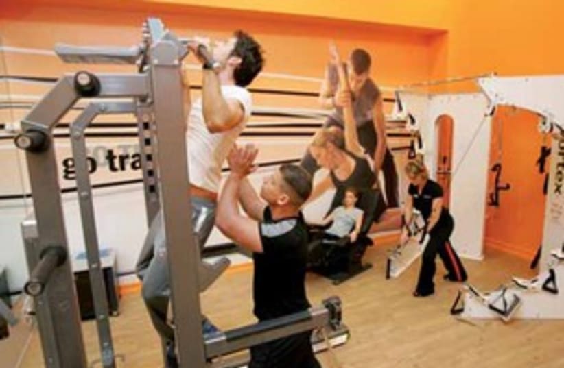 TRAINING IN A GO ACTIVE FITNESS CENTER (photo credit: Courtesy)