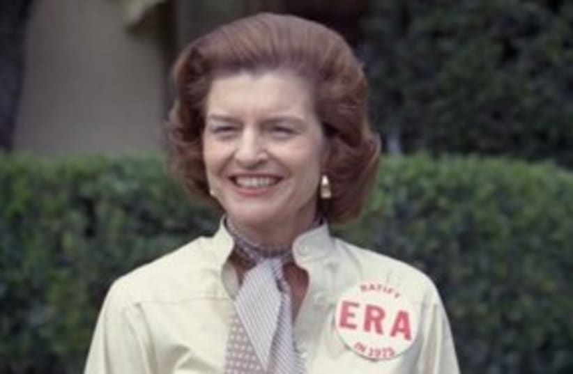 Betty Ford in 70s 311 (photo credit: REUTERS/Karl Schumacher/Courtesy Gerald R.Ford Lib)