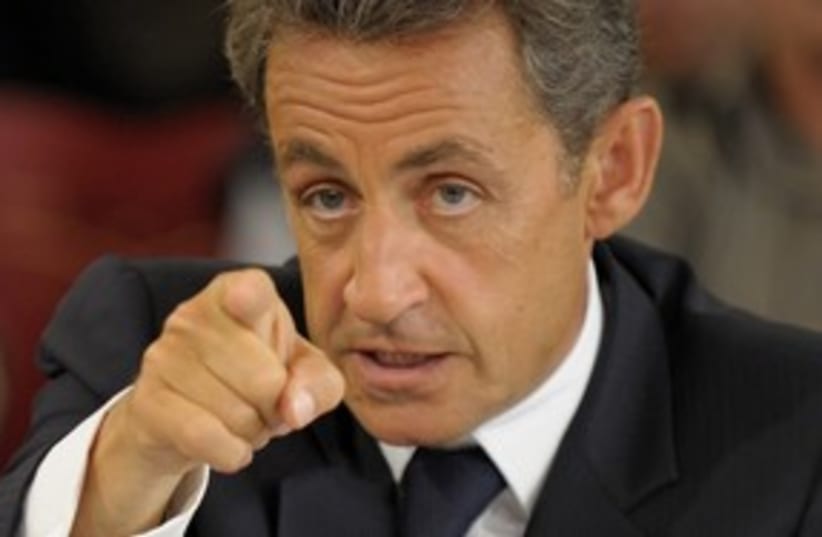 Sarkozy mad 311 R (photo credit: REUTERS)