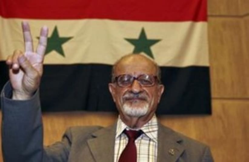 Leading Syrian opposition figure Haitham al-Maleh 311 (photo credit: REUTERS/Emrah Dalkaya)
